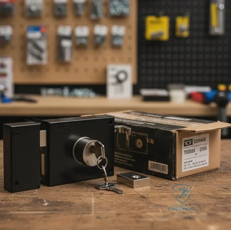 Fechadura De Sobrepor 231 Soprano Para Portão Cor Preto