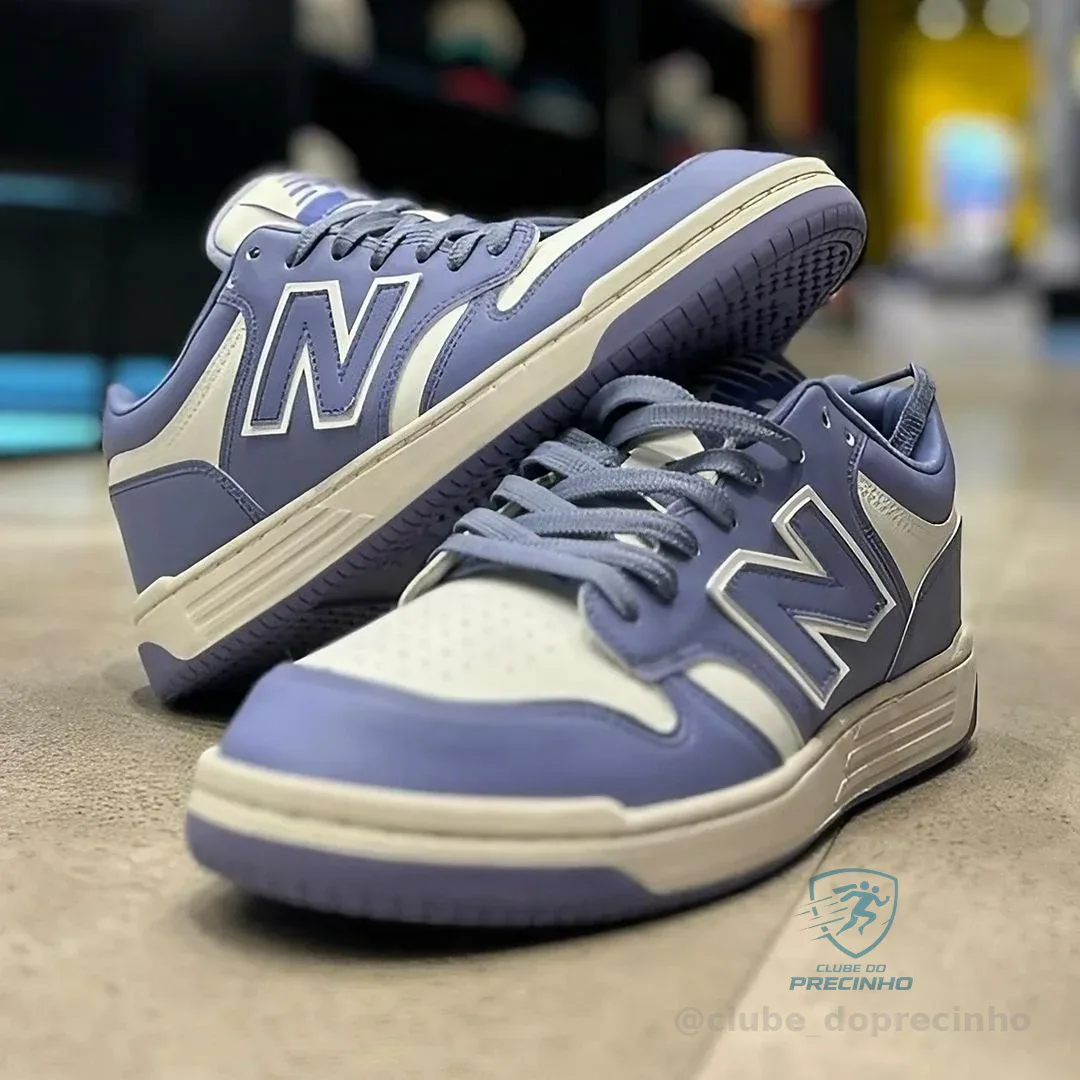 Tênis Feminino Urbano Retrô Couro Sintético 480 Low Nb