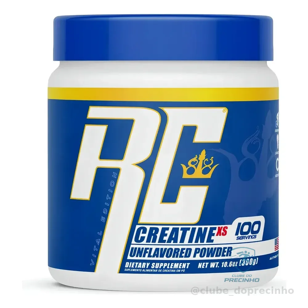 Creatina Monohidratada Ronnie Coleman 100% Pura 300g Sem Sabor