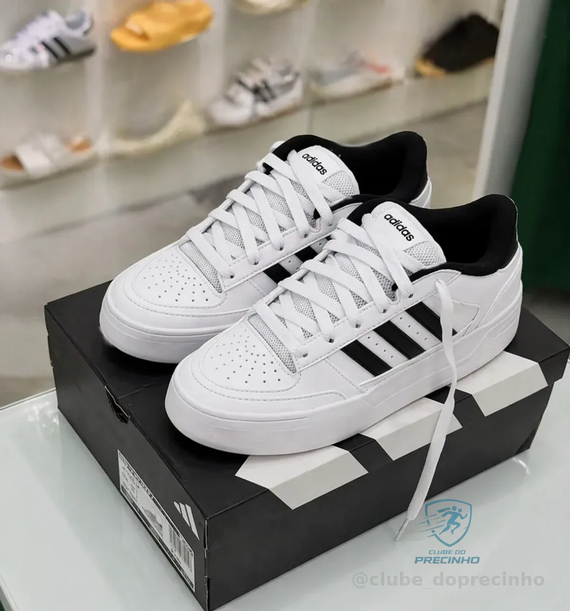Tênis Feminino Break Start Bold adidas Ftwwht/cblack/ftwwht Lisa 34 Br