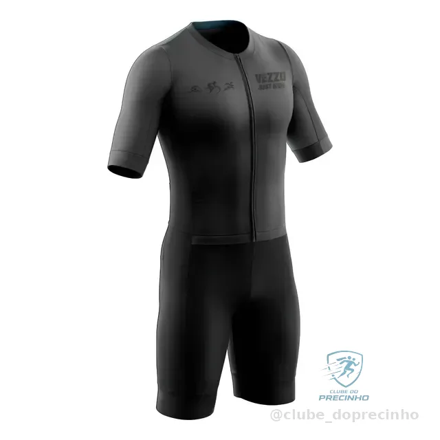 Macaquinho Triathlon Vezzo Carbon Bike Ciclismo Unissex