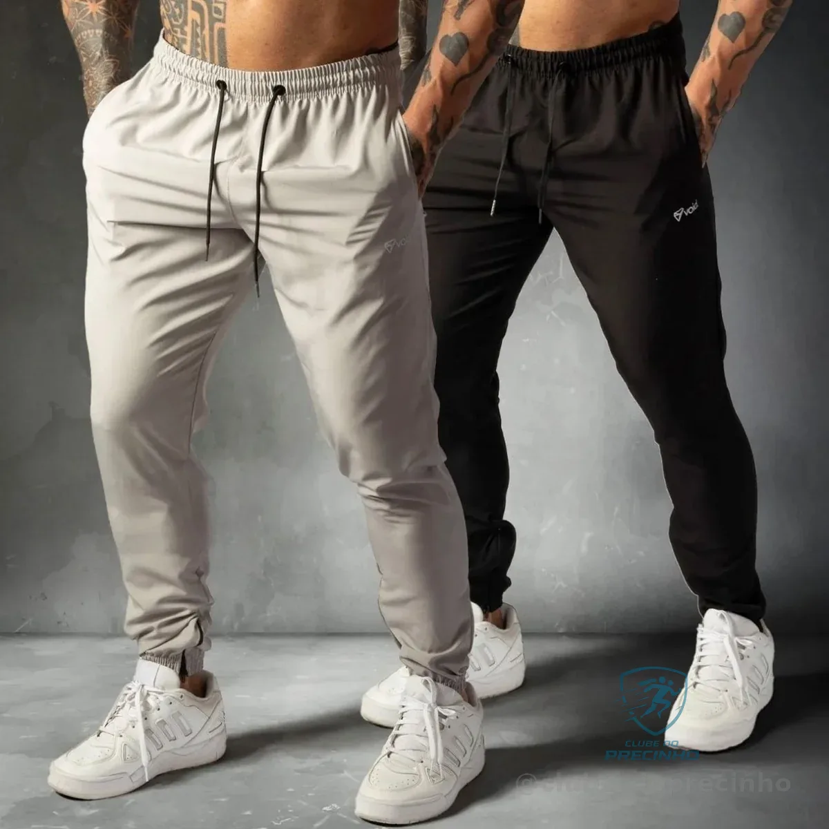 Kit 2 Calças Jogger Tactel Com Elastano Impulse