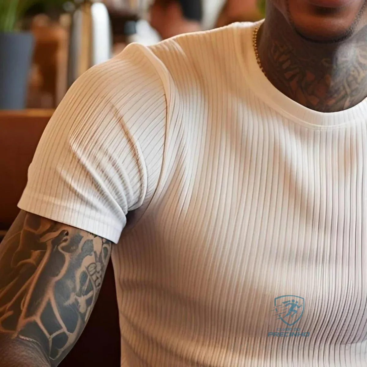 Kit 4 Camisetas Canelada Americana Masculina Ribana Premium