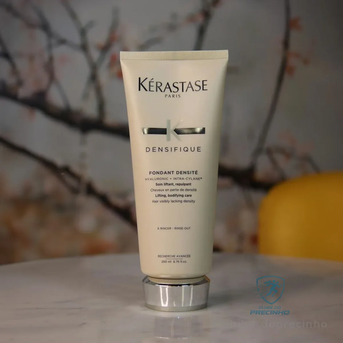 Condicionador Densificante Para Cabelos Finos E Ralos Com Ácido Hialurônico, Volume Brilho E Fortalecimento Capilar, Densifique Fondant Densité Kérastase, 200ml