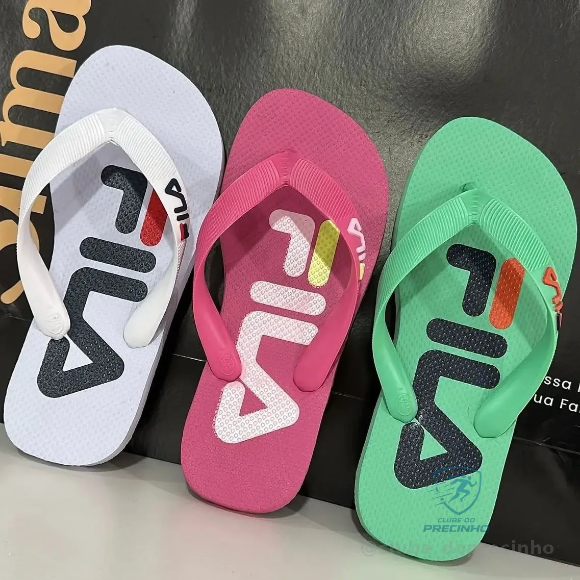 Chinelo Feminino Fila Confortável Casual Original