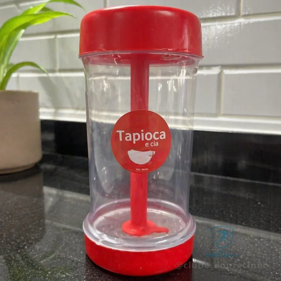 Tapioqueira Polvilhador para Tapioca – Peneira Manual para Farinha e Goma – Ideal para Tapioca, Panquecas e Receitas Saudáveis – Fácil de Usar e Limpar