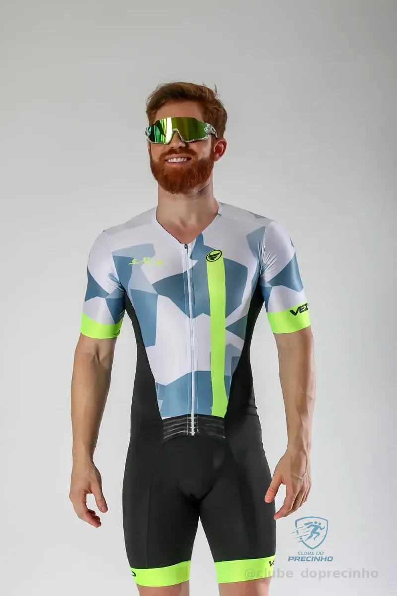 Macaquinho Carbon Unissex Triathlon Vezzo