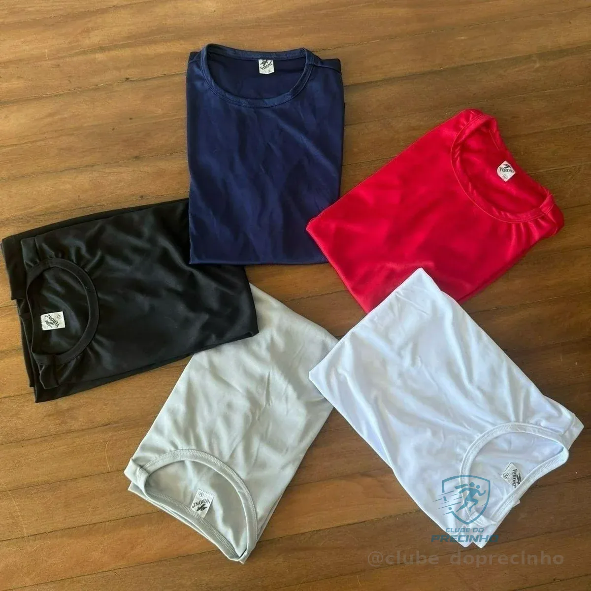 Kit 5 Camisetas Básicas Masculina Dry Fit Lisa Tradicional  Variado 2 M