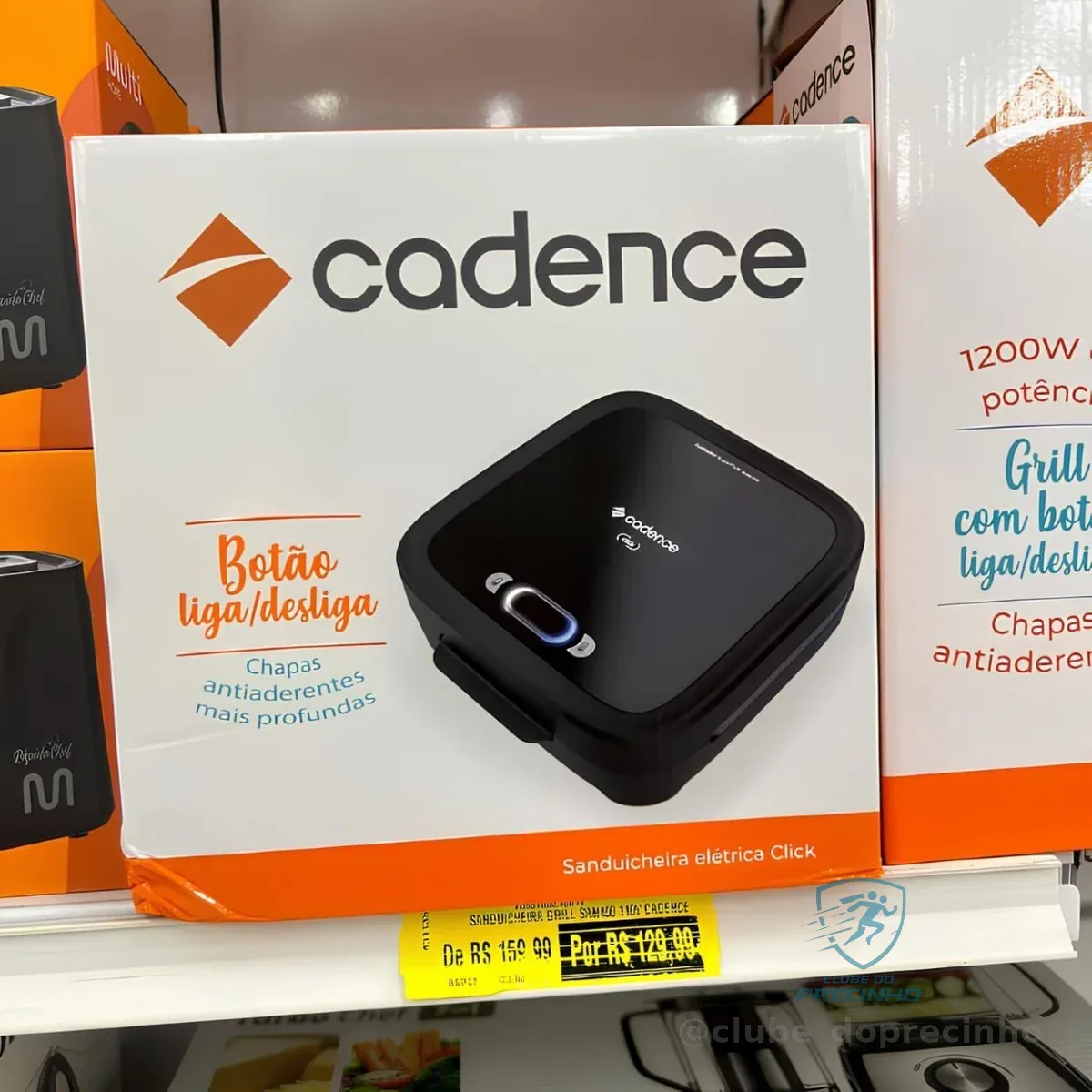 Sanduicheira Elétrica Cadence Click - 127V