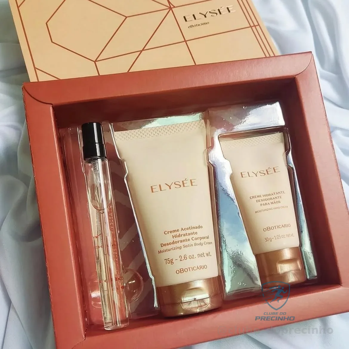 Kit Presente Elysee Boticario - 3 Itens