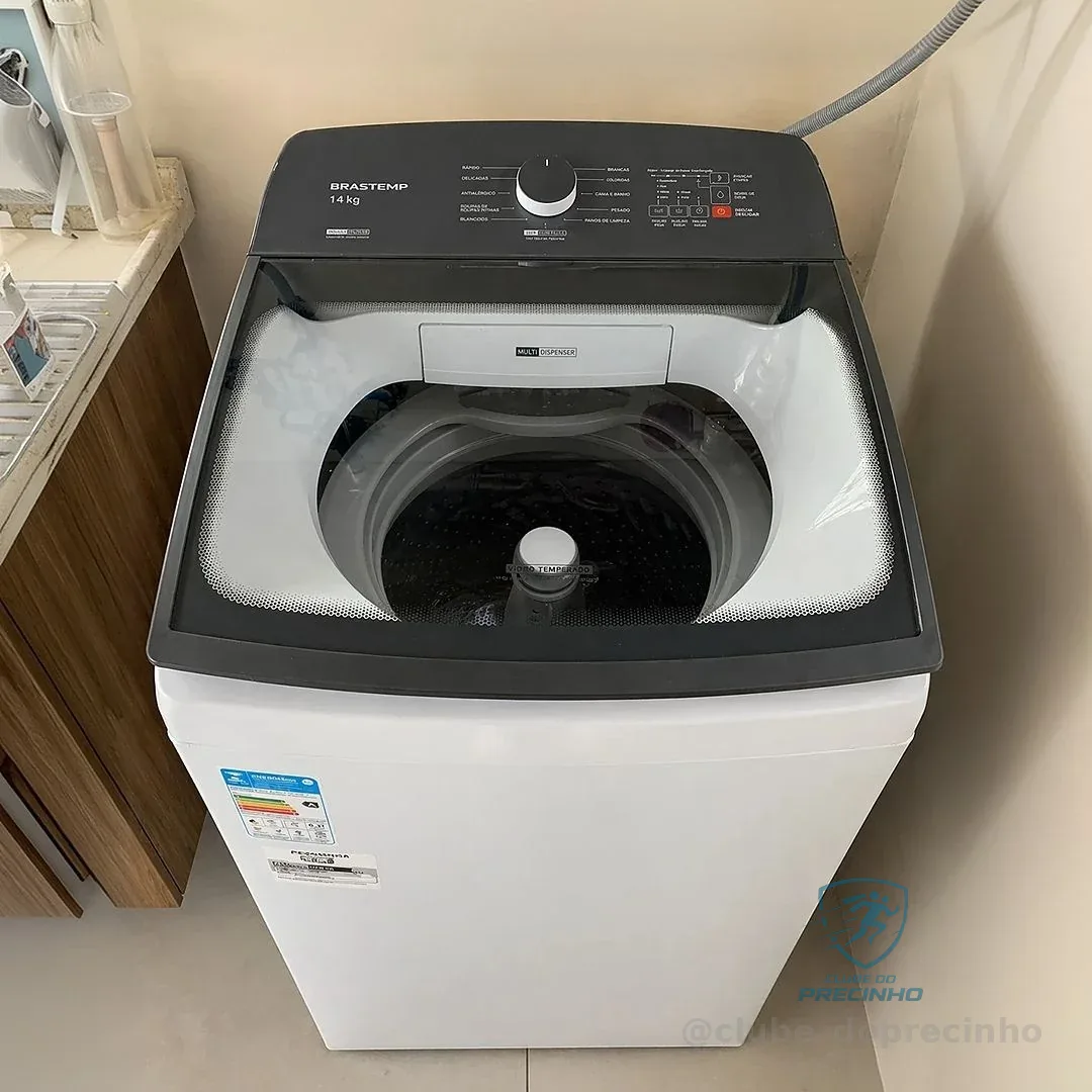 Máquina De Lavar Bwf14ab 14kg Smart Sensor Ciclo Brastemp - Branco 127v