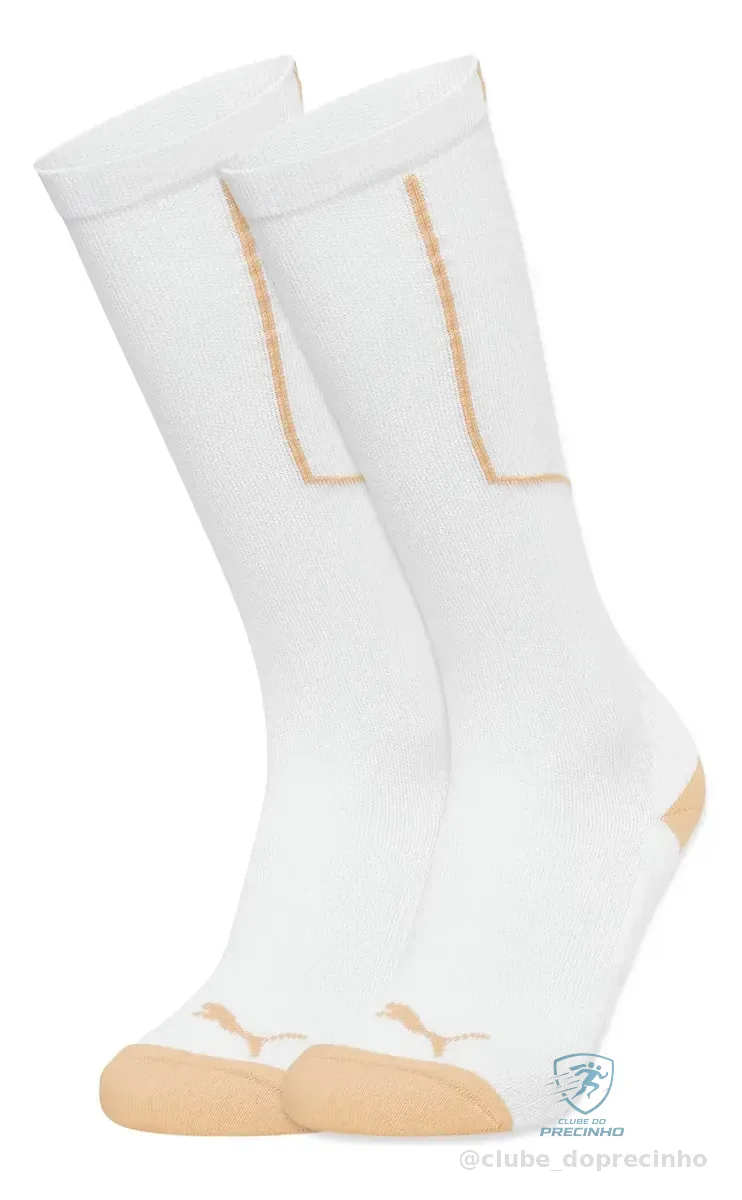 Meia 3/4 Puma Alta Compressão Circulação Original Cano Longo