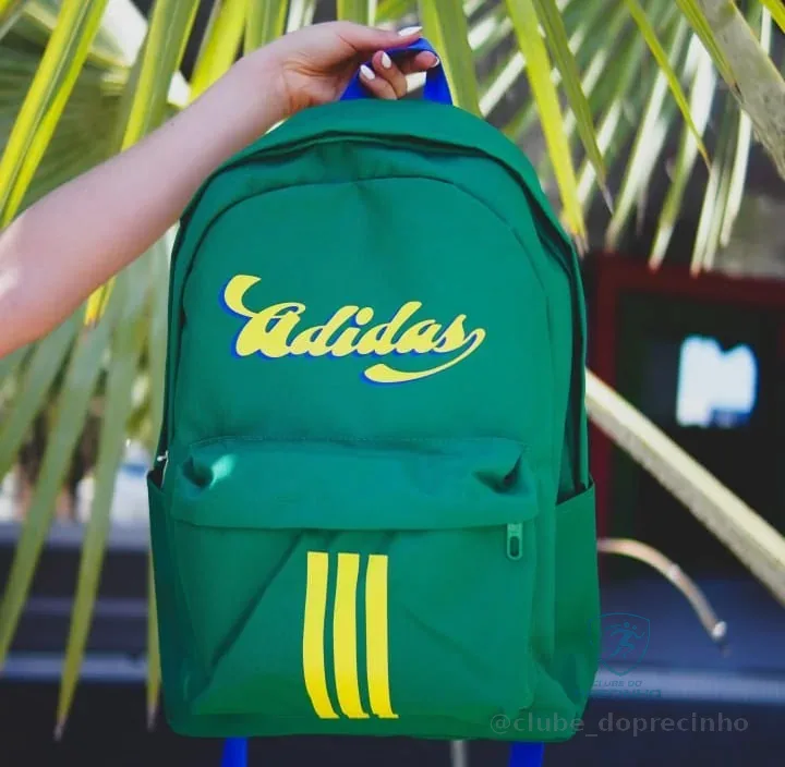 Mochila Tiro Graphic Ii adidas Verde/amarelo Liso