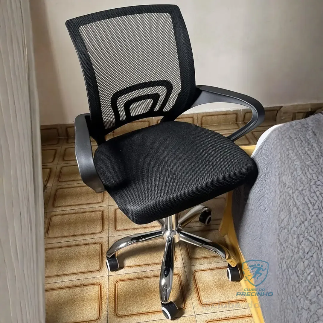 Cadeira De Escritório Diretor Jadel Preta Healer Preto Tecido