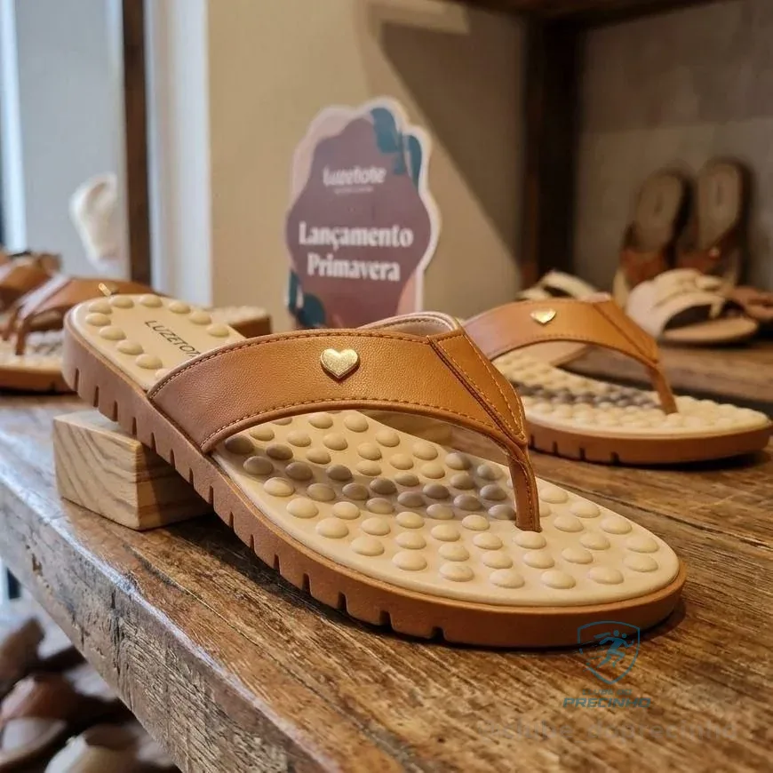 Chinelo Feminino Tamanco Ortopedica Confort Massageadora