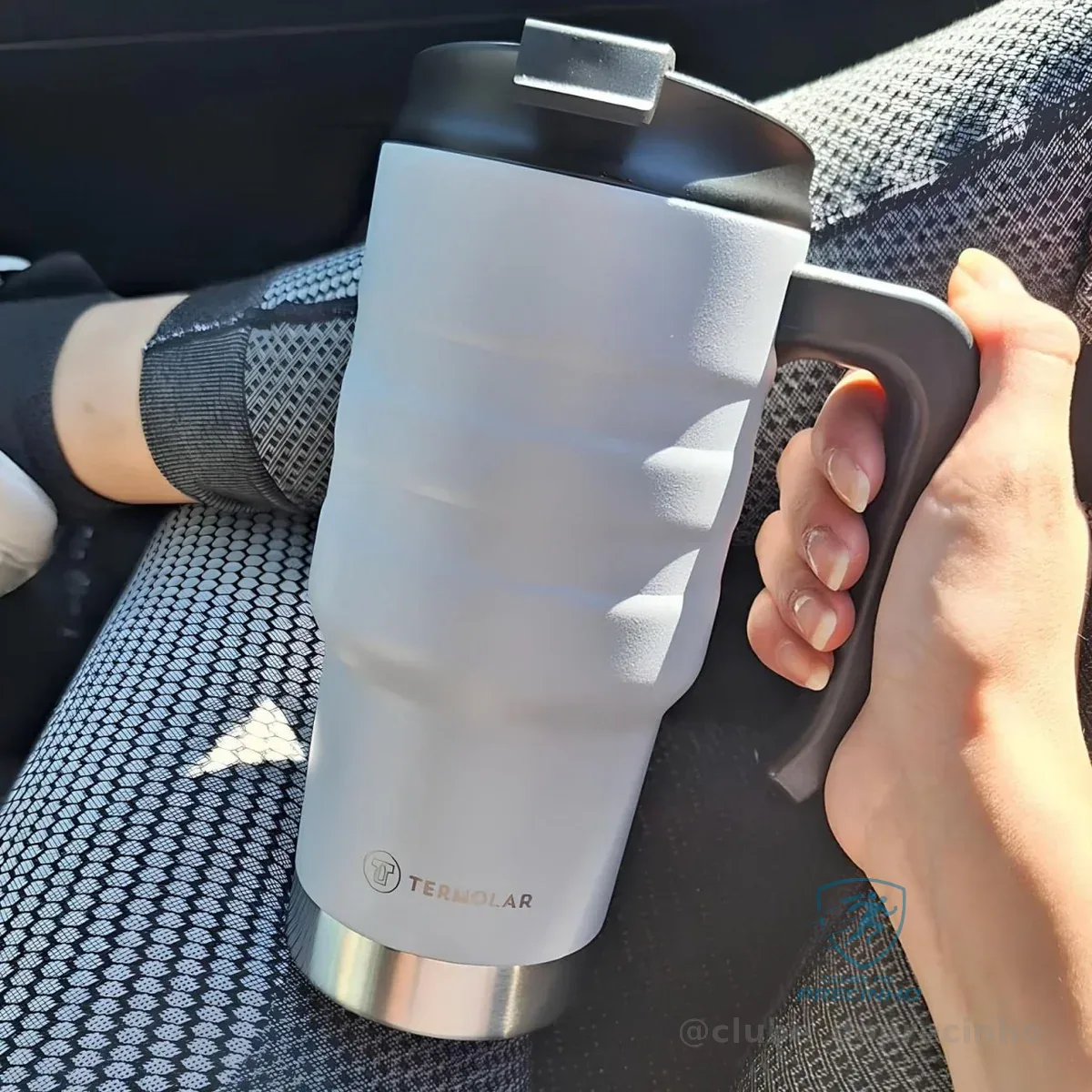 Copo Térmico Termolar Vaso Térmico Cor Cinza 590ml