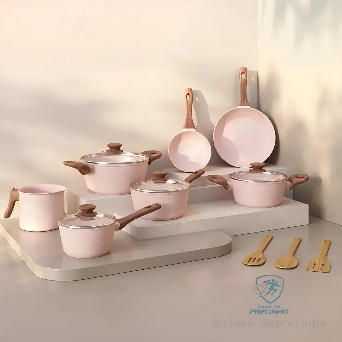 Jogo De Panelas Em Cerâmica 10 Peças Antiaderentes Indução Style Cook Mimo Style Quartz