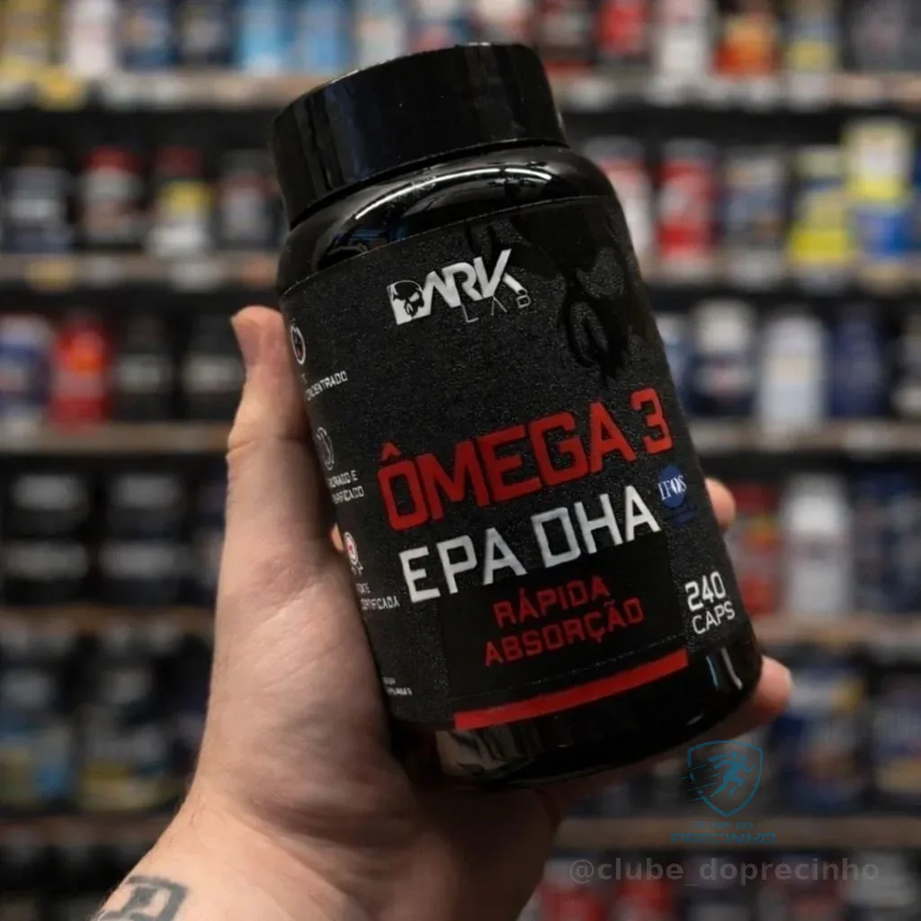 Ômega 3 Epa Dha 240 Cápsulas Dark Lab Sem Sabor