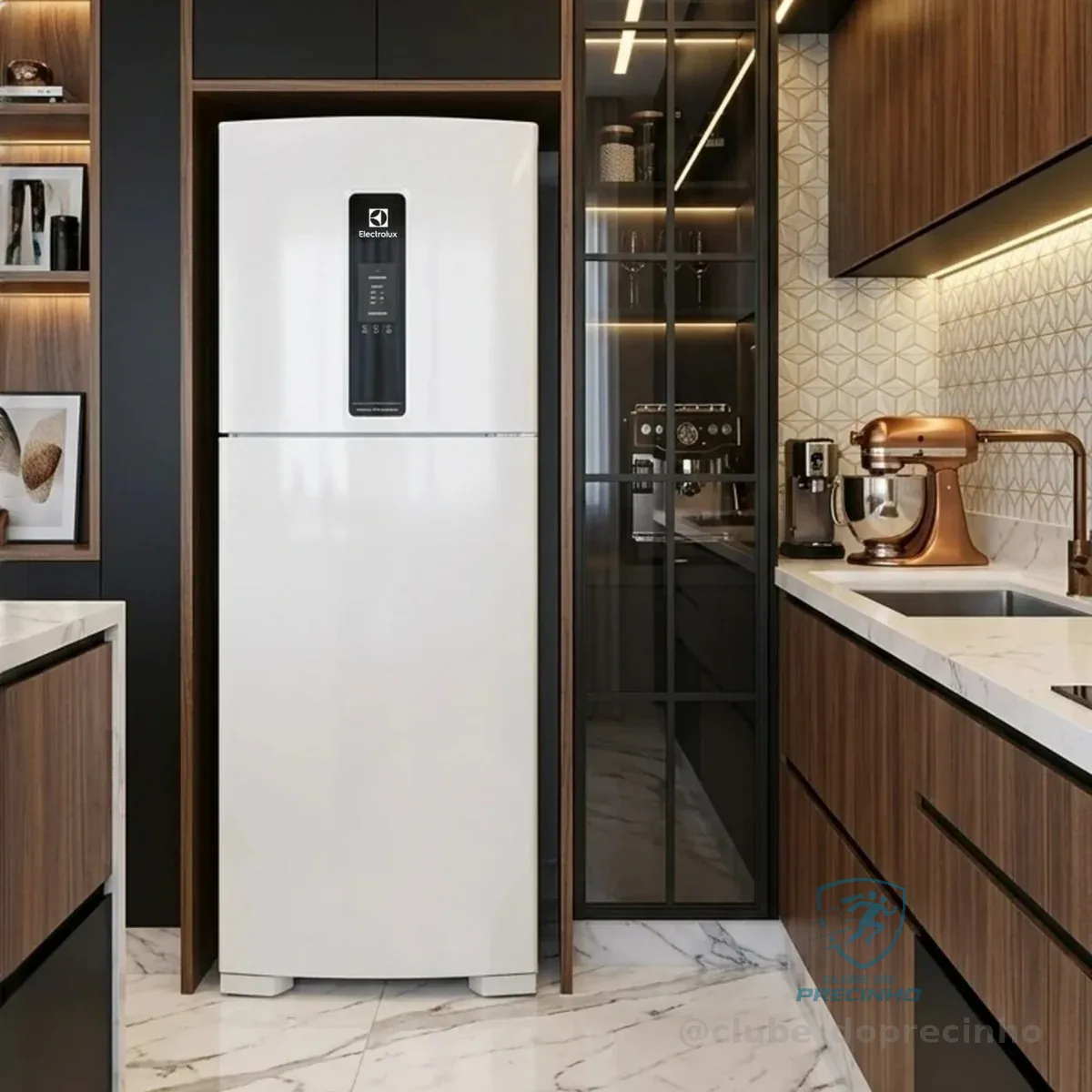 Geladeira Electrolux Frost Free Inverter 410l Efficient Com Autosense Duplex Branca (if46) Branco 220v