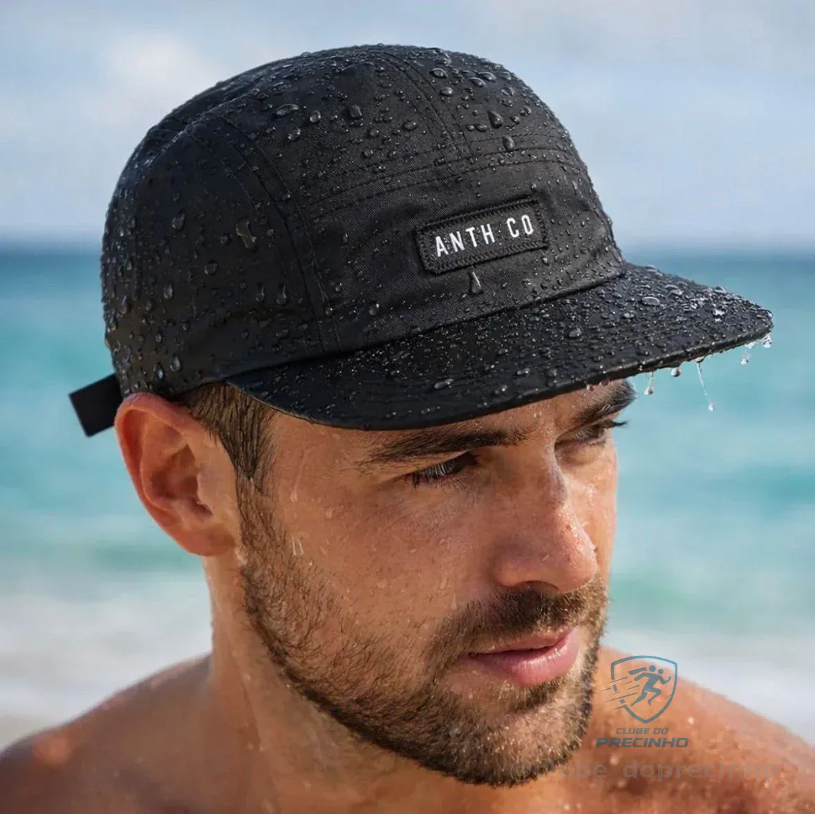 Boné Anth Co Aba Reta Water Five Panel Strapback Impermeavel
