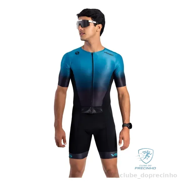 Macaquinho Vezzo Triathlon Bike Ciclismo Performance Unissex