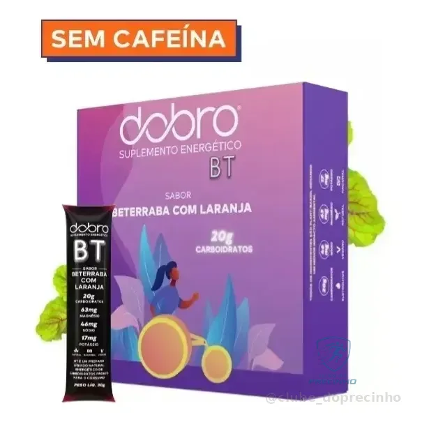 Bt Gel De Carboidrato Dobro Beterraba E Laranja (10 Sachês De 30g Cada) Beterraba Com Laranja