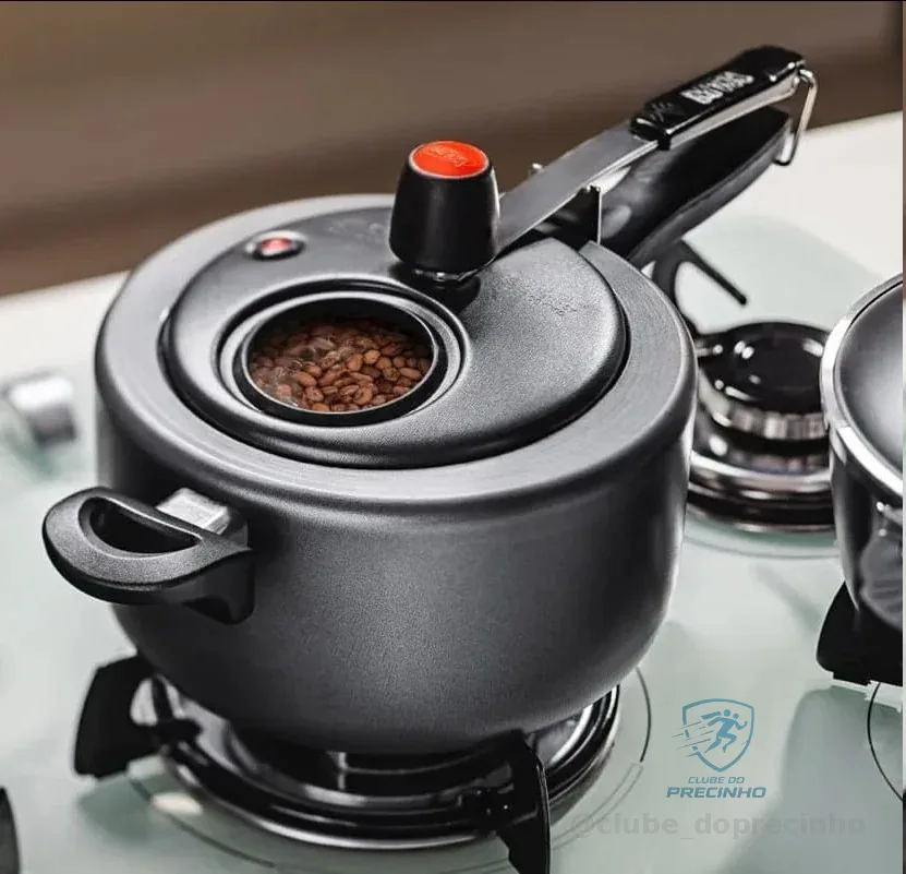 Panela De Pressão 4.5l Grafite Mta Antiaderente 6000