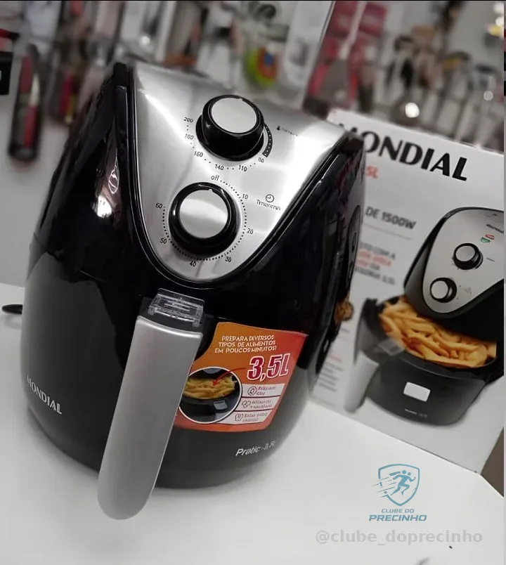 O MODELO MAIS QUERIDINHO, fritadeira mondial compacta