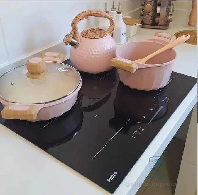 Cooktop De Indução Pctq1 Função Turbo 4 Bocas Philco Preto 220v