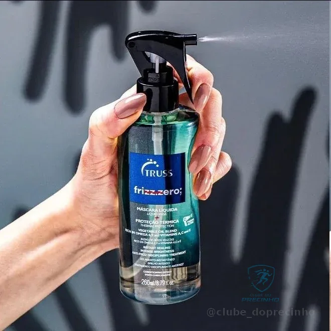 Truss Frizz Zero Leave-In | Máscara Líquida para Controle de Frizz, Brilho e Hidratação | 260ml