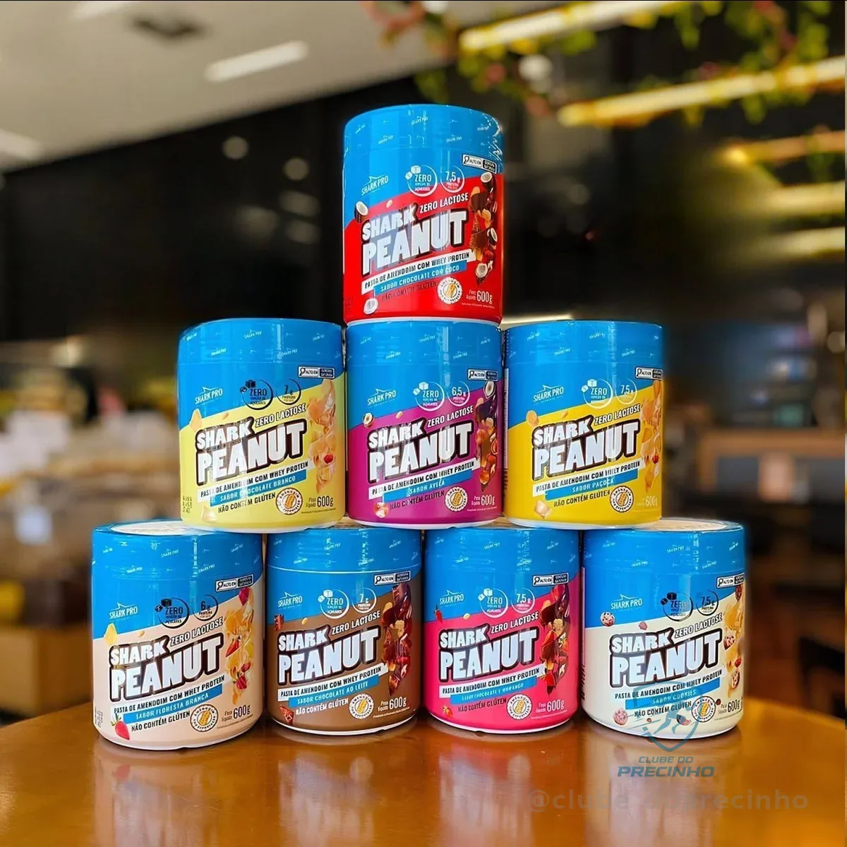 Pasta De Amendoim Pote 600g Zero Lactose Shark Pro