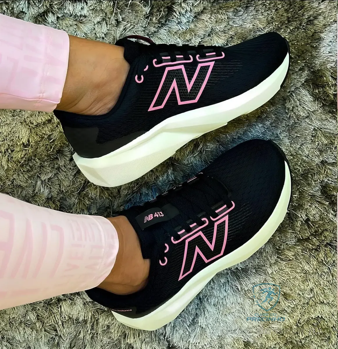 Tênis Feminino New Balance 413v3 Esportivo Corrida Leve