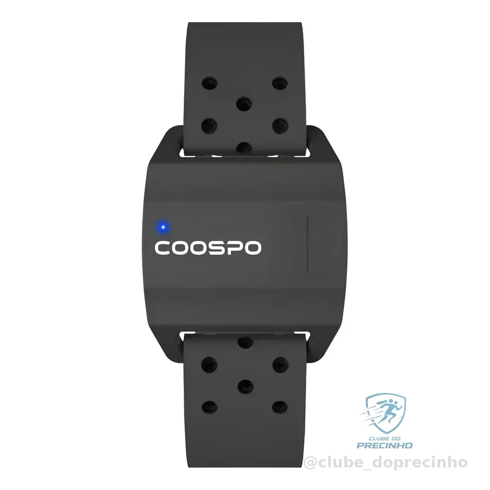 Sensor Cardíaco De Braço Coospo Hw706 Bluetooth Cor Preto