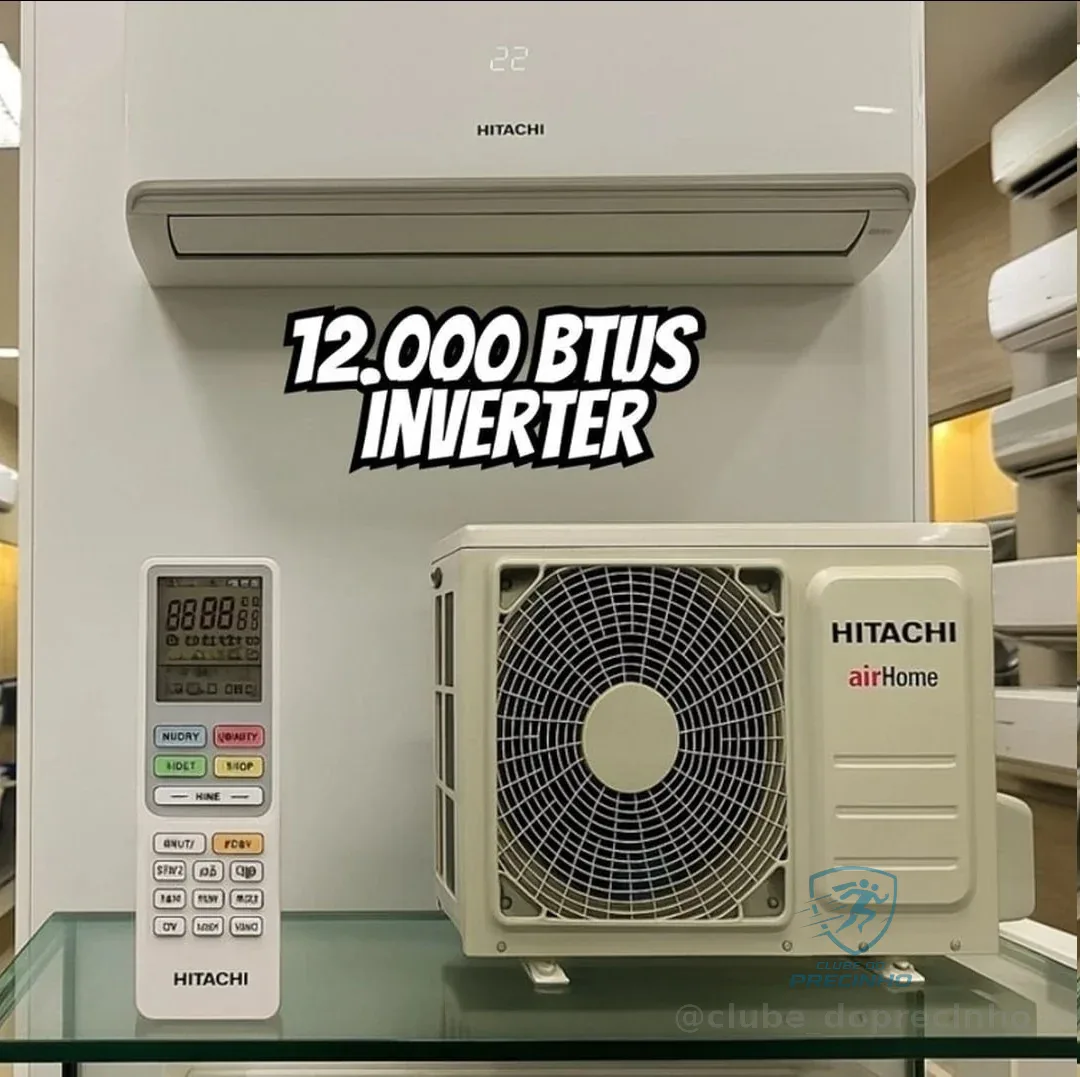 HITACHI É RARO EM PROMO, 12.000 BTUs INVERTER 🔄
