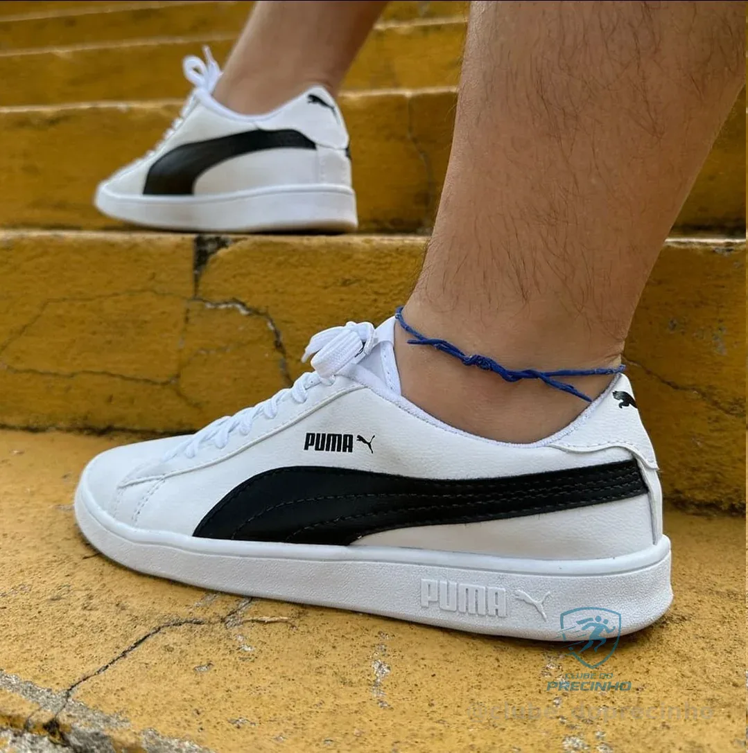 Tênis Casual Masculino E Feminino Up Puma Geométrico Puma White-club Navy 41 Br