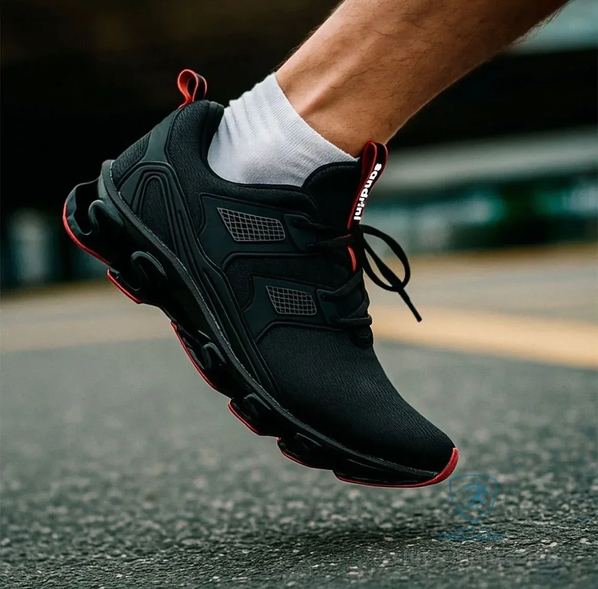 Tênis Masculino Sandrini V12 Conforto Ultra 12 Molas Sport