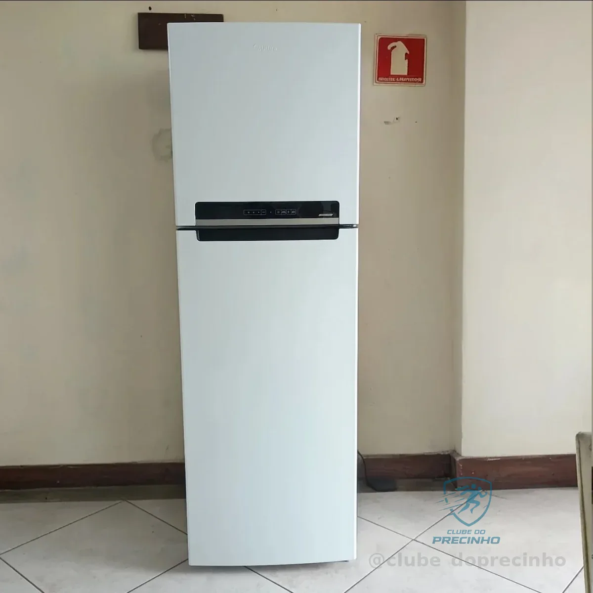 Geladeira Midea Frost Free Duplex 394l Inverter Branco 220v