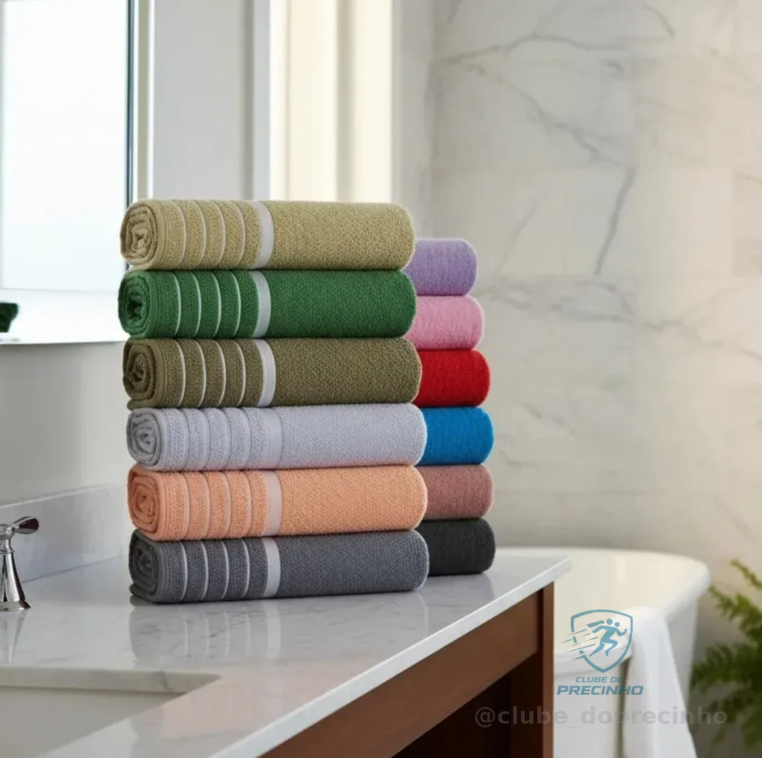 Kit C/ 4 Toalha De Banho Gigante 80 X 1,50 Atacado + Brinde Softmax