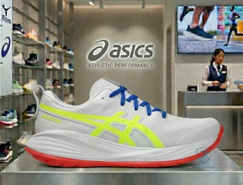 Tênis Masculino de Corrida Gel Cumulus 27 Branco Asics
