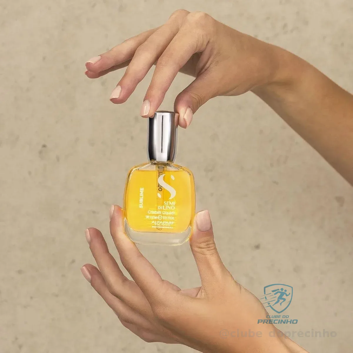 Alfaparf Milano Semi di Lino Sublime Cristalli Liquidi Óleo Capilar com Proteção Térmica – todos os tipos de cabelos - Protege e ilumina - Fórmula vegana – Qualidade Profissional de salão 30ml