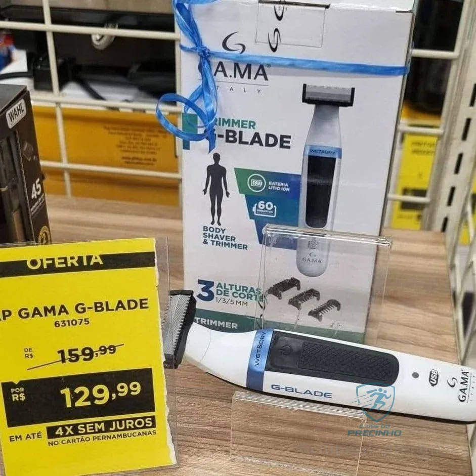 GA.MA ITALY Aparador de Pelos G-Blade W&D Bivolt