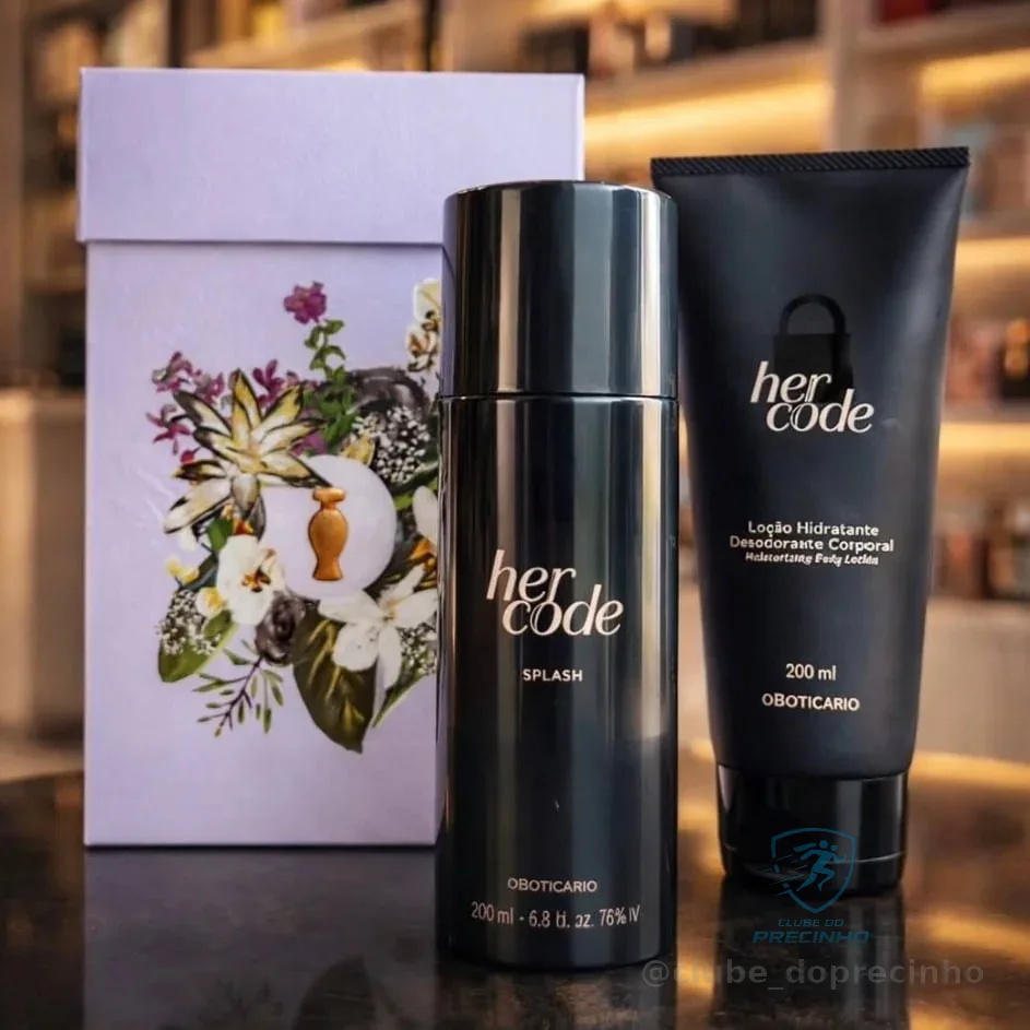 O Boticário Her Code Splash Kit Presente