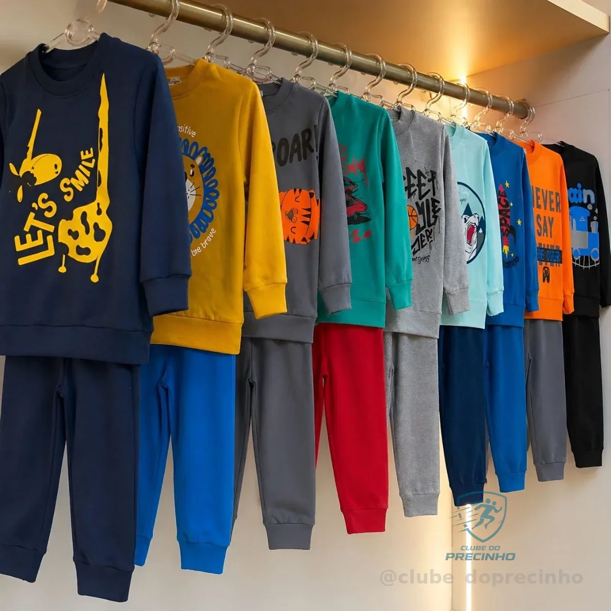 Kit 10 Peças Moletom Menino Infantil Inverno Atacado Barato