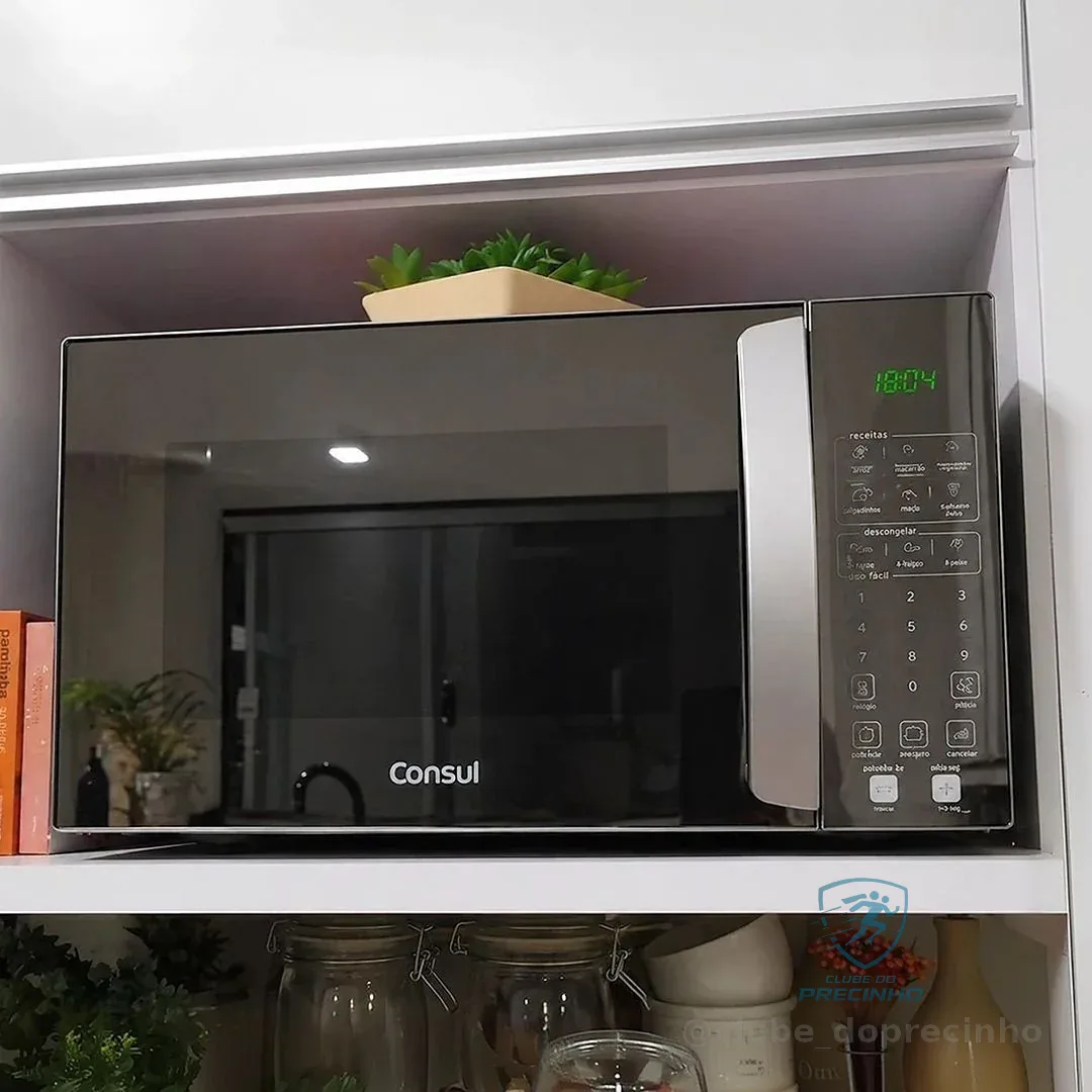 Micro-ondas 32 Litros Cms46ar Cinza Consul 127v