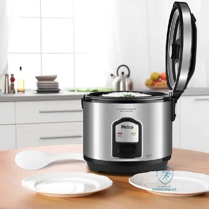 Panela de Arroz Elétrica Philco 5 Xícaras 1,6L 127/220v