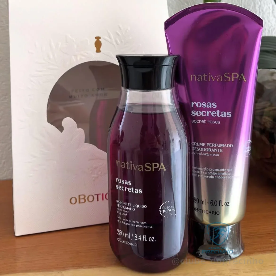 O Boticário Combo Nativa Spa Rosas Secretas: Sabonete Líquid