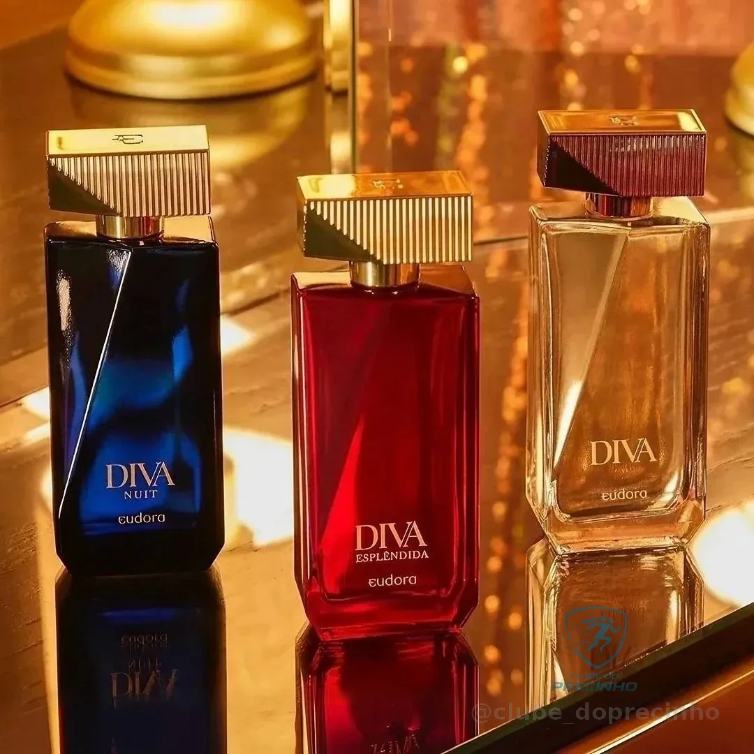 SELEÇÃO EUDORA DIVA 100ML - Eudora Nuit - Eudora Esplêndida - Eudora Tradicional - Eudora Absoluta