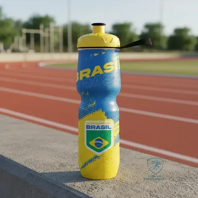 Garrafa Caramanhola Térmica Squeeze Bike Brasil 2022