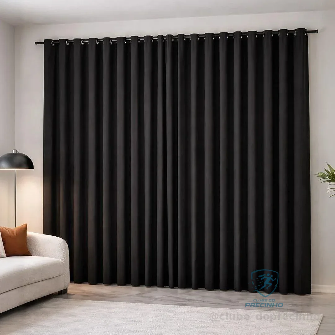 Cortina Tecido Oxford Grosso 3 Metros X 2,50 Largura Premium