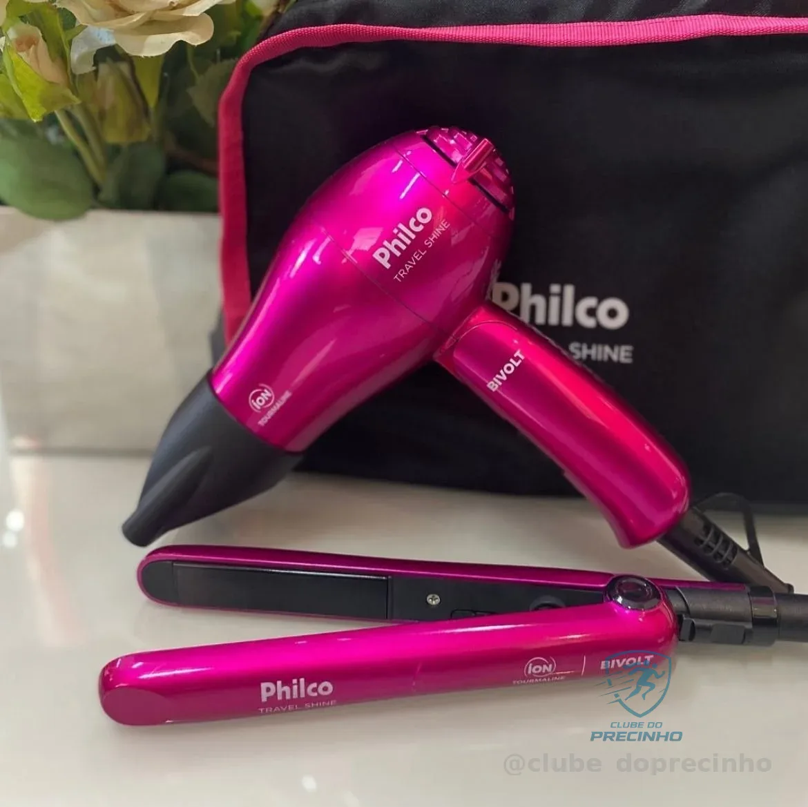 KIT TRAVEL SHINE Bivolt, PHILCO